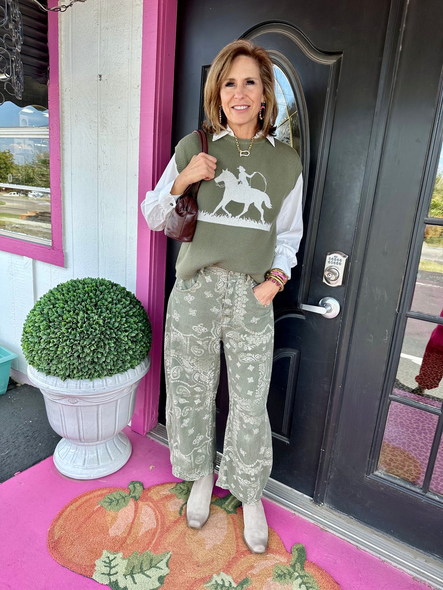 Vintage Army Paisley Barrel