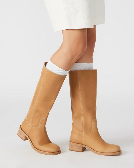 Riggs Banana Leather Tall Boots
