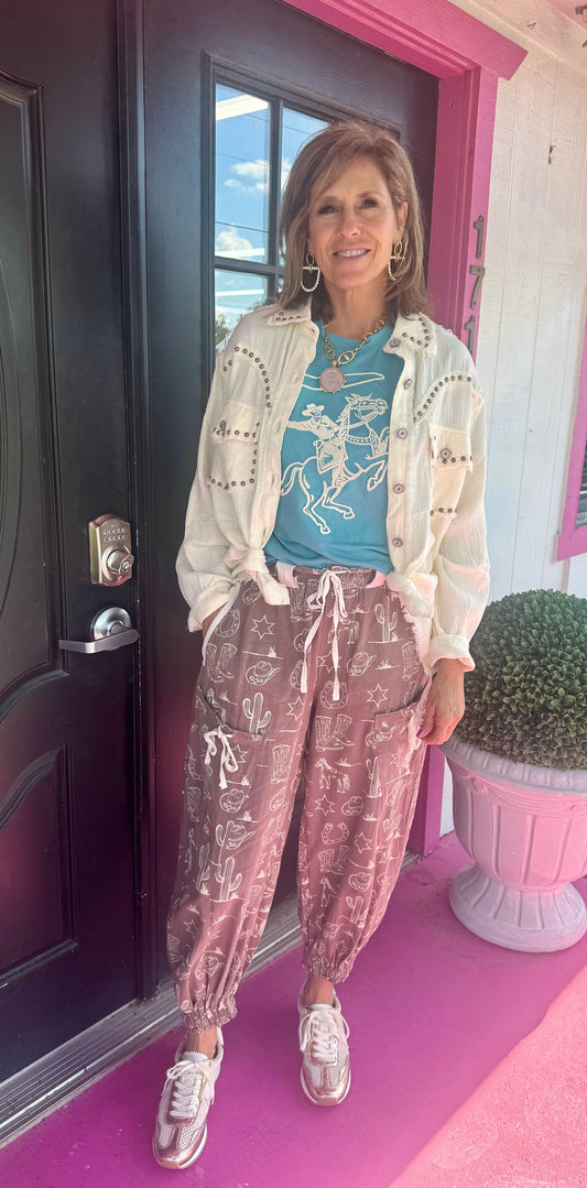 Gauze Western Shirt Jacket