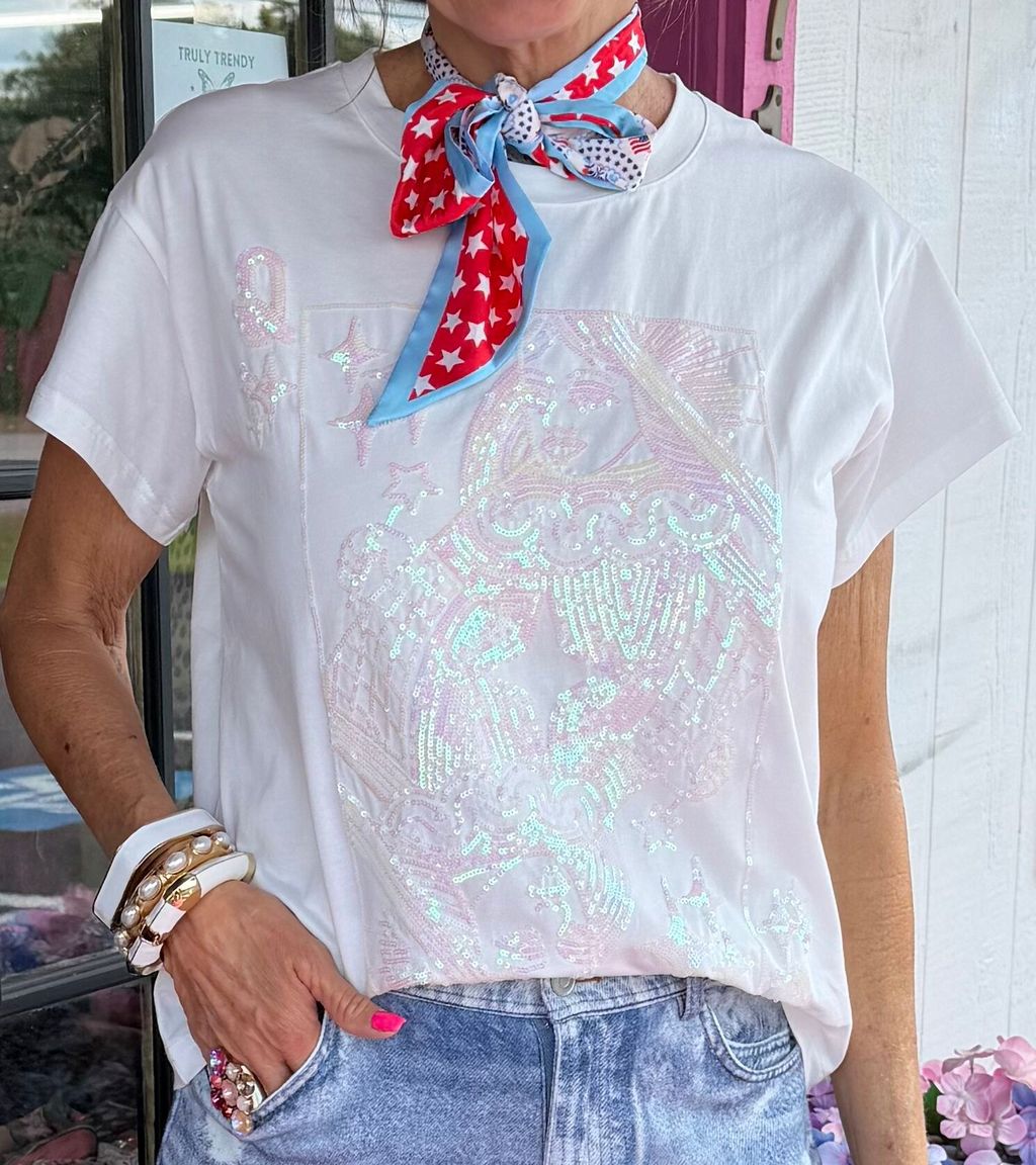 White Queen  Card Tshirt
