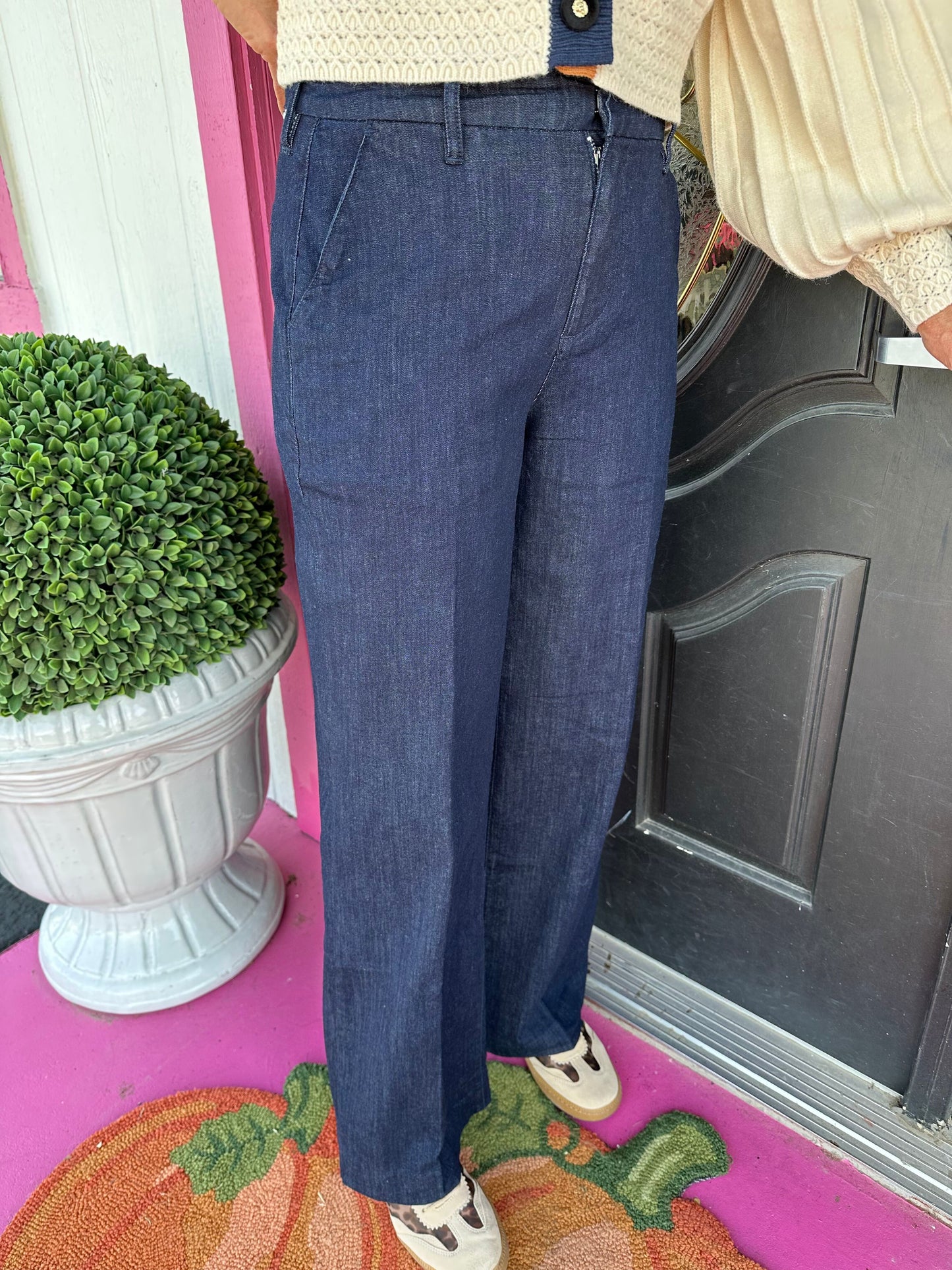 Brandy Zodiac Wide Leg Trouser