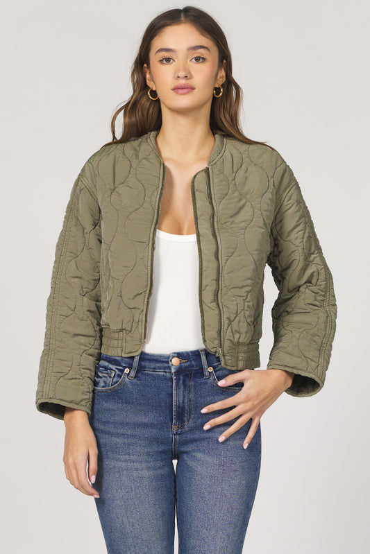 Maverick Whitecap Gray Quilted Jacket