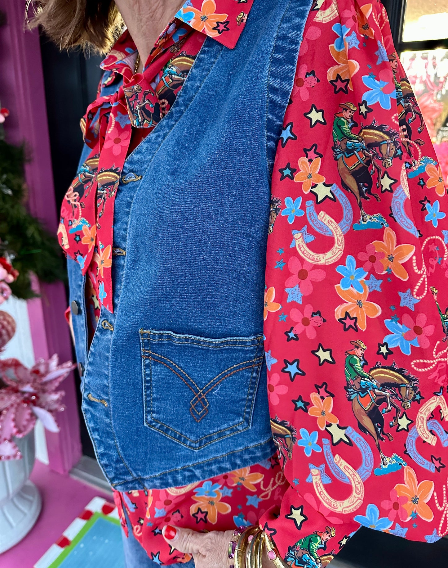 Light Denim Vest