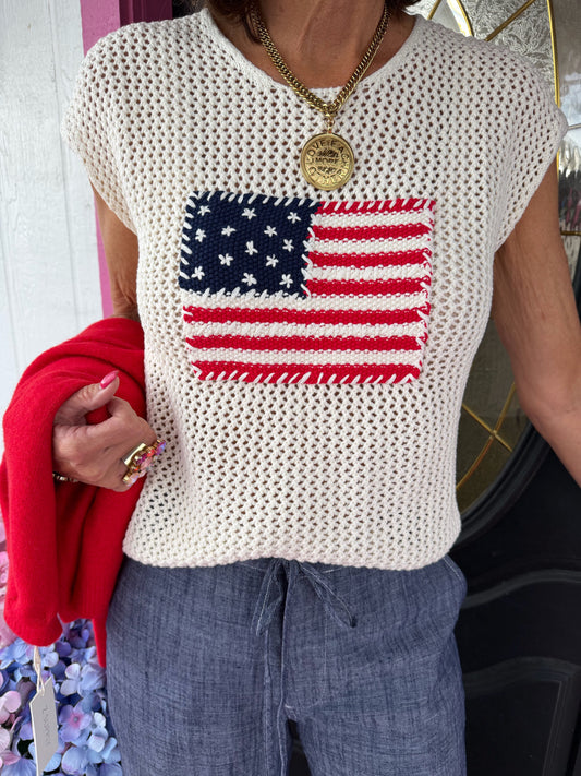 Stars & Stripes Knit Top