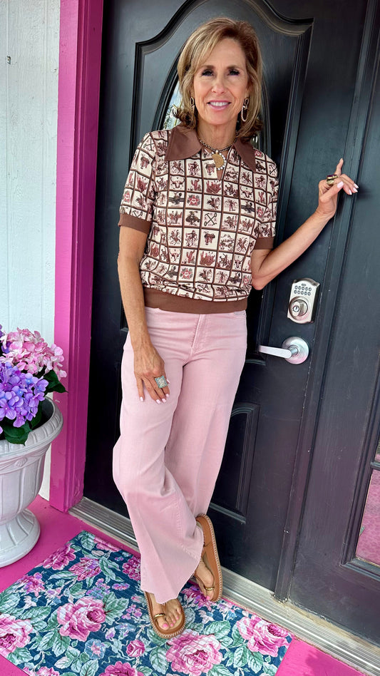 Western Square Vintage Polo